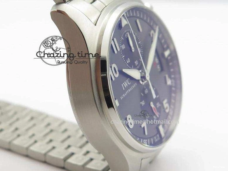 MIROTIME 0305 Pilot Spitfire Chrono ZF Best Edition Gray Dial On SS Bracelet A WrinkleFree 7357